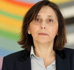 Dominique Gagneux, la directrice du futur Musée régional d’Art moderne – collection Martine et Léon Cligman de l’Abbaye royale de Fontevraud.
